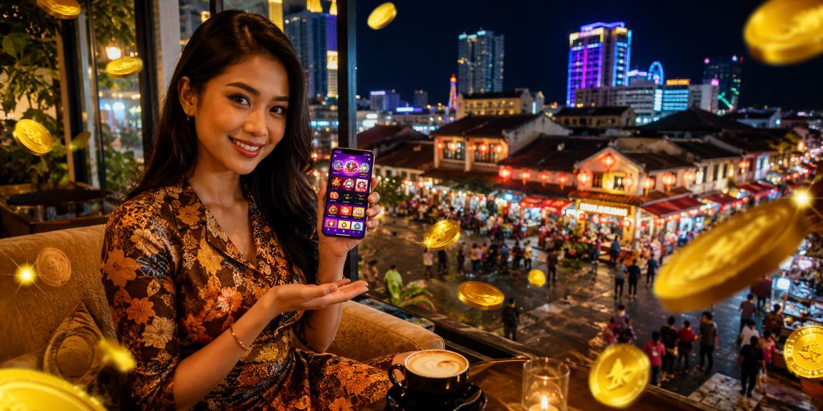 Casino mudah alih di Melaka dengan motif batik
